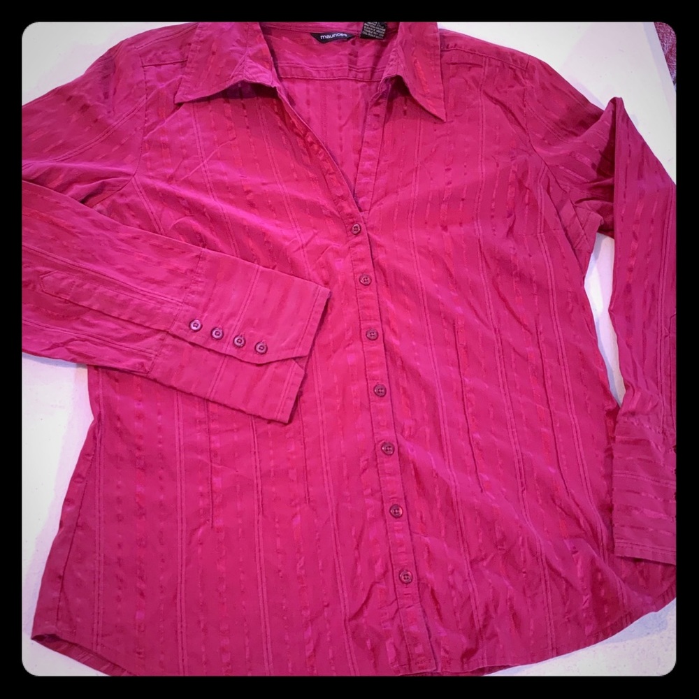🦄5/$10 Bundled🦄 Pink blouse #1042
